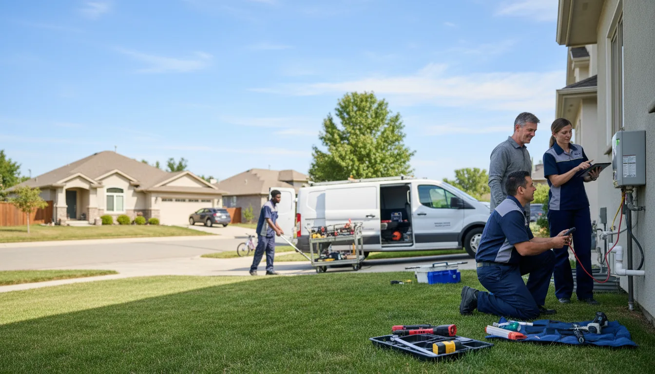 Tankless water heater service in Dickinson, TX